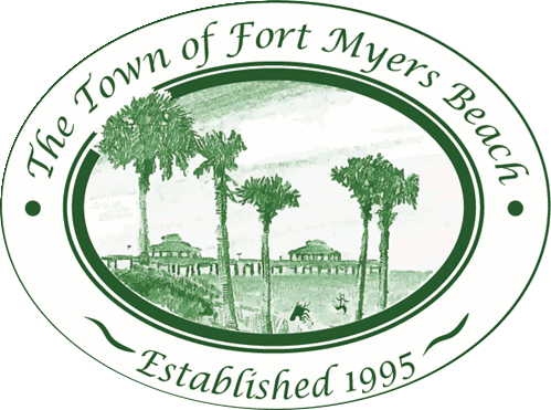 the town of Fort Myers beach logo image