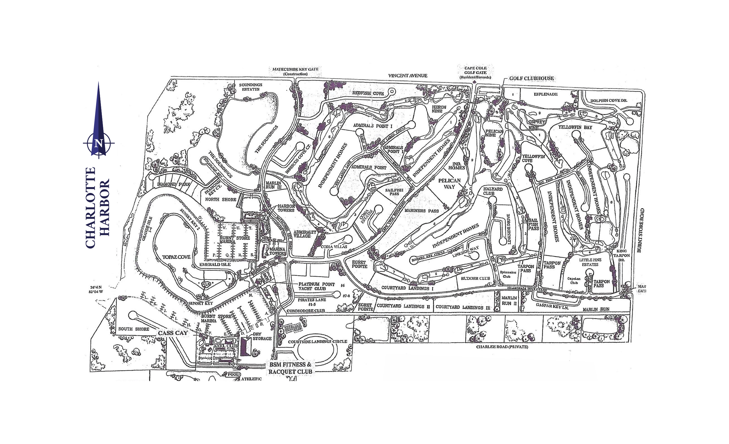 Charlotte Harbor illustrated map